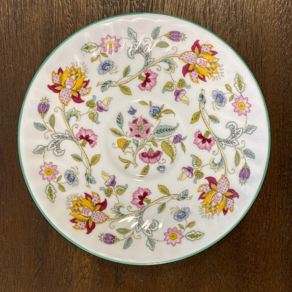 Minton (Founded 1795) - Haddon Hall - Teacup SAUCER ONLY - B-1451 Bone China
